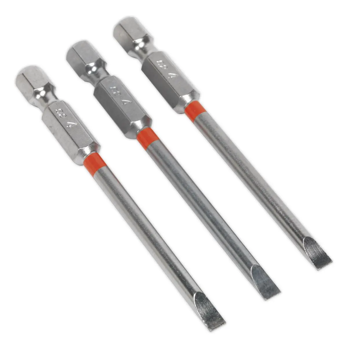 Sealey Screwdriver Bits Colour Coded S2 Steel 3 Pack Pozi Phillips Slotted 25mm 75mm - Image 22