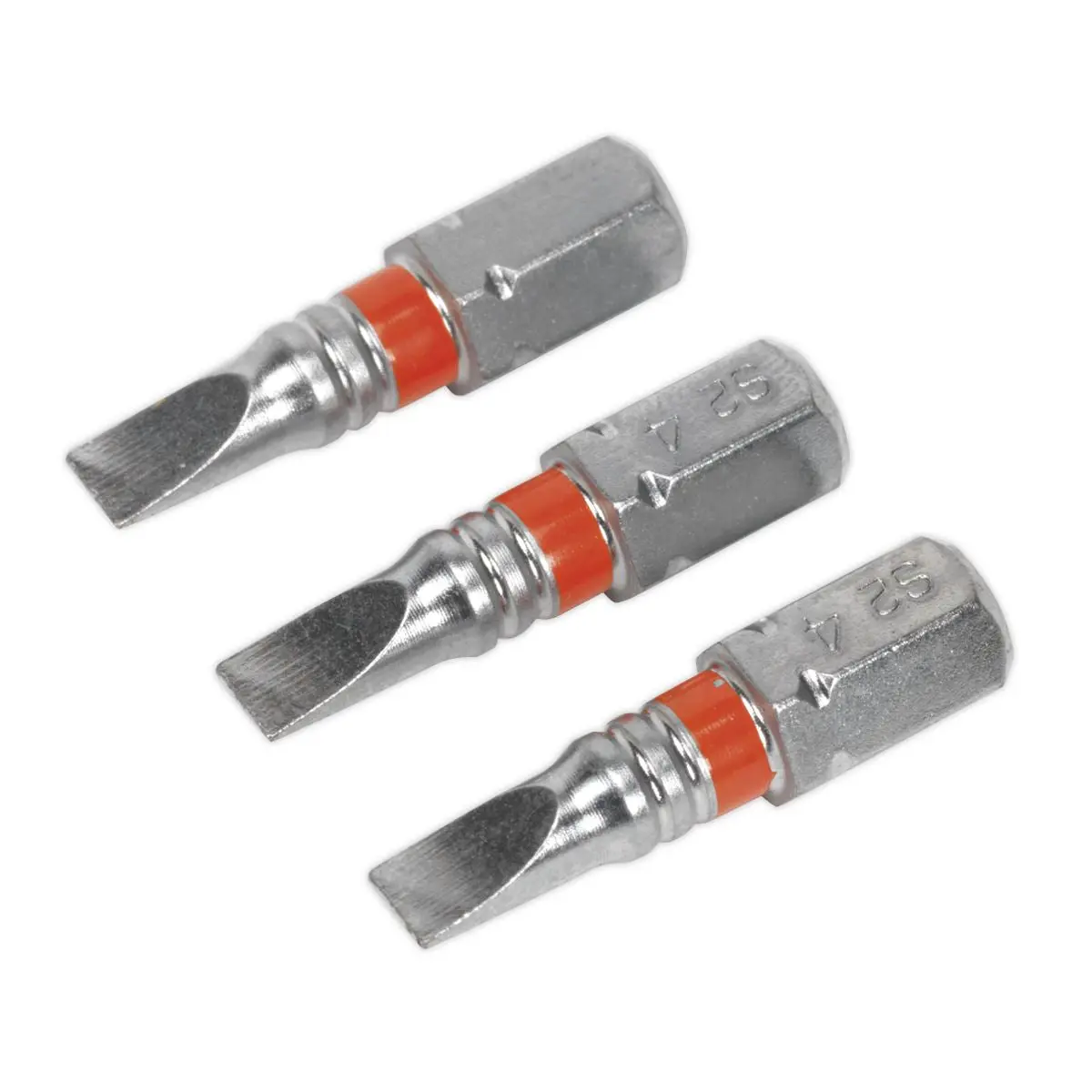 Sealey Screwdriver Bits Colour Coded S2 Steel 3 Pack Pozi Phillips Slotted 25mm 75mm - Image 33