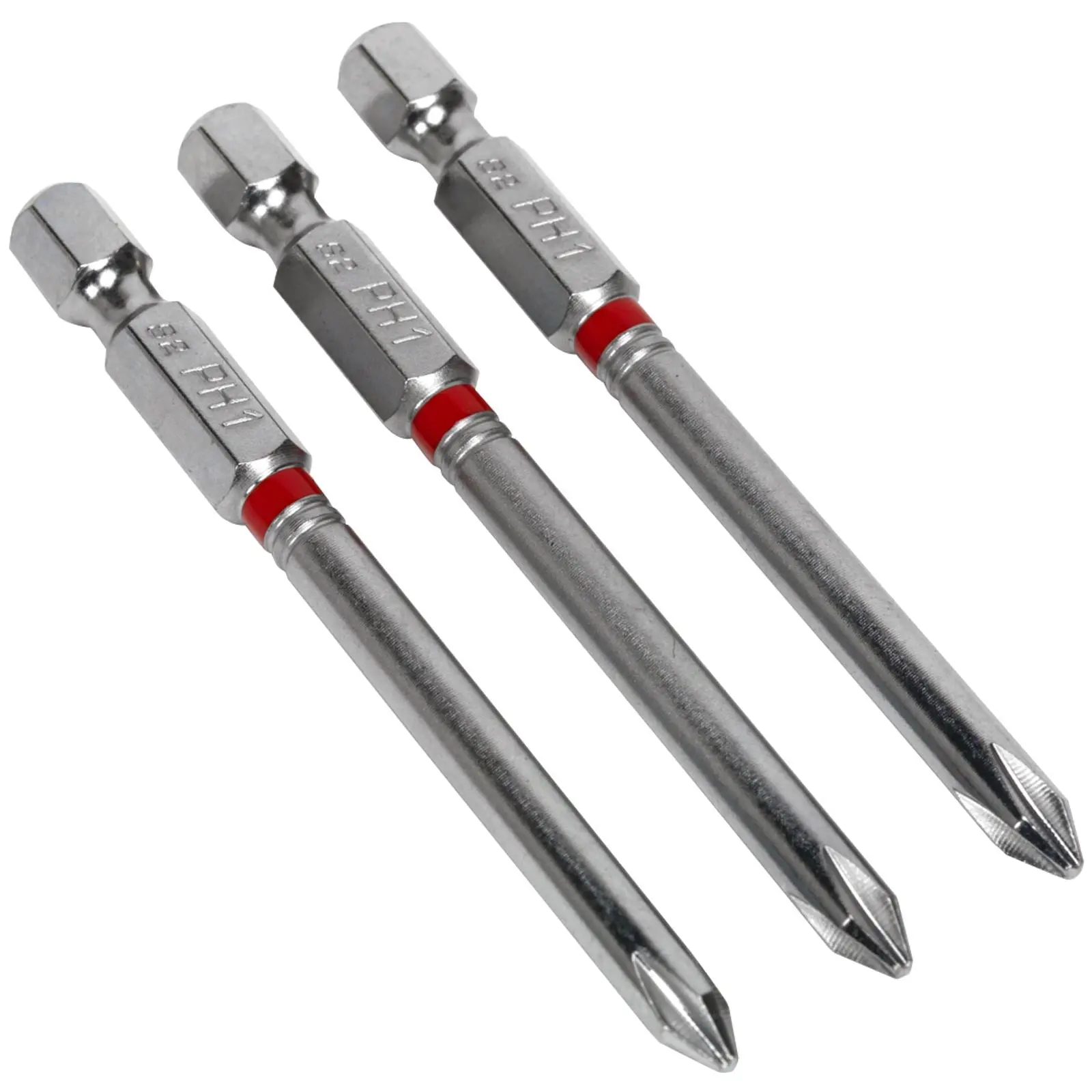 Sealey Screwdriver Bits Colour Coded S2 Steel 3 Pack Pozi Phillips Slotted 25mm 75mm - Image 38