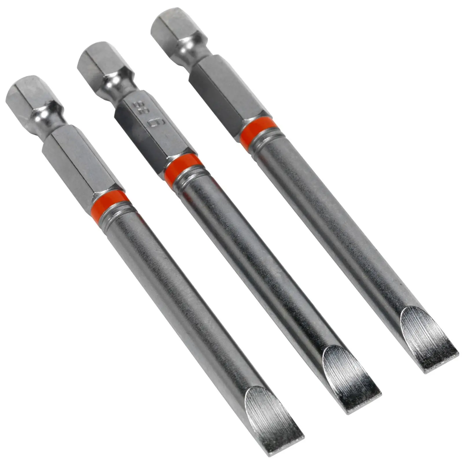 Sealey Screwdriver Bits Colour Coded S2 Steel 3 Pack Pozi Phillips Slotted 25mm 75mm - Image 56