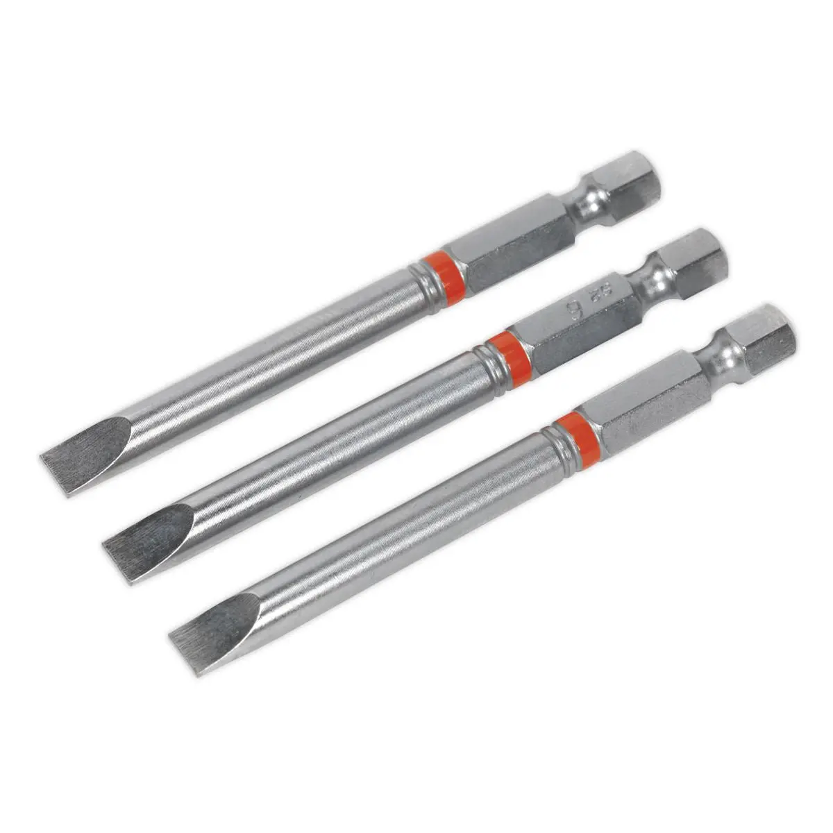 Sealey Screwdriver Bits Colour Coded S2 Steel 3 Pack Pozi Phillips Slotted 25mm 75mm - Image 57