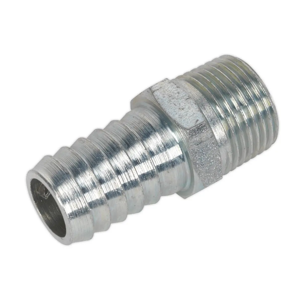 PCL Screwed Tailpiece Male 3/8"BSPT - 1/2" Hose Pack of 5 - Image 2