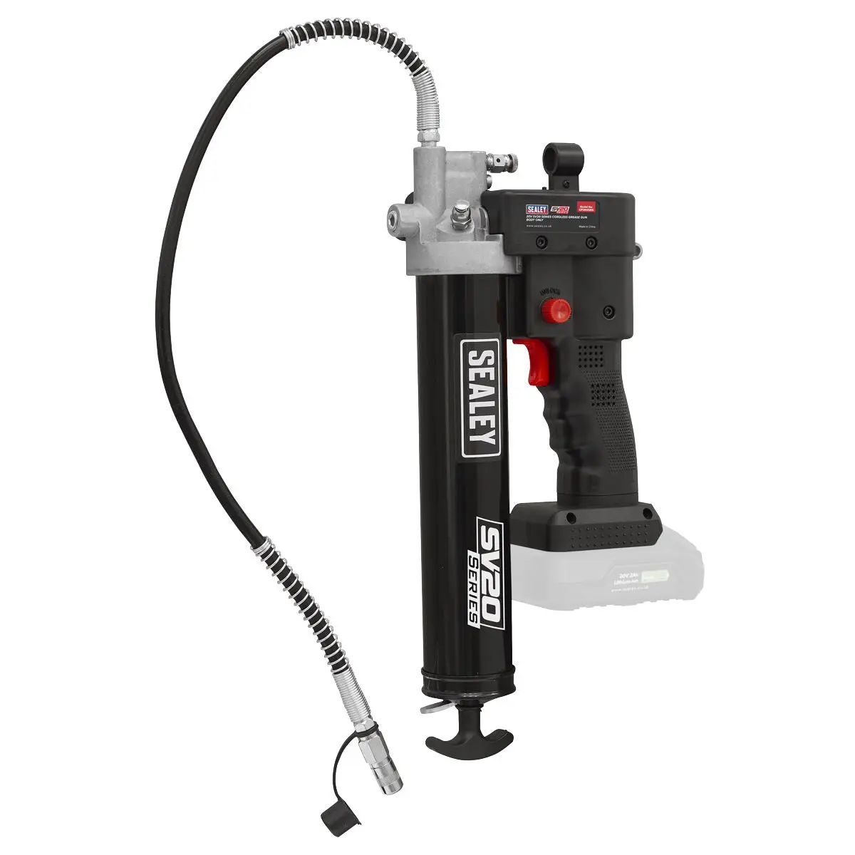 Sealey 20V 2Ah SV20 Series Grease Gun Kit - Image 5