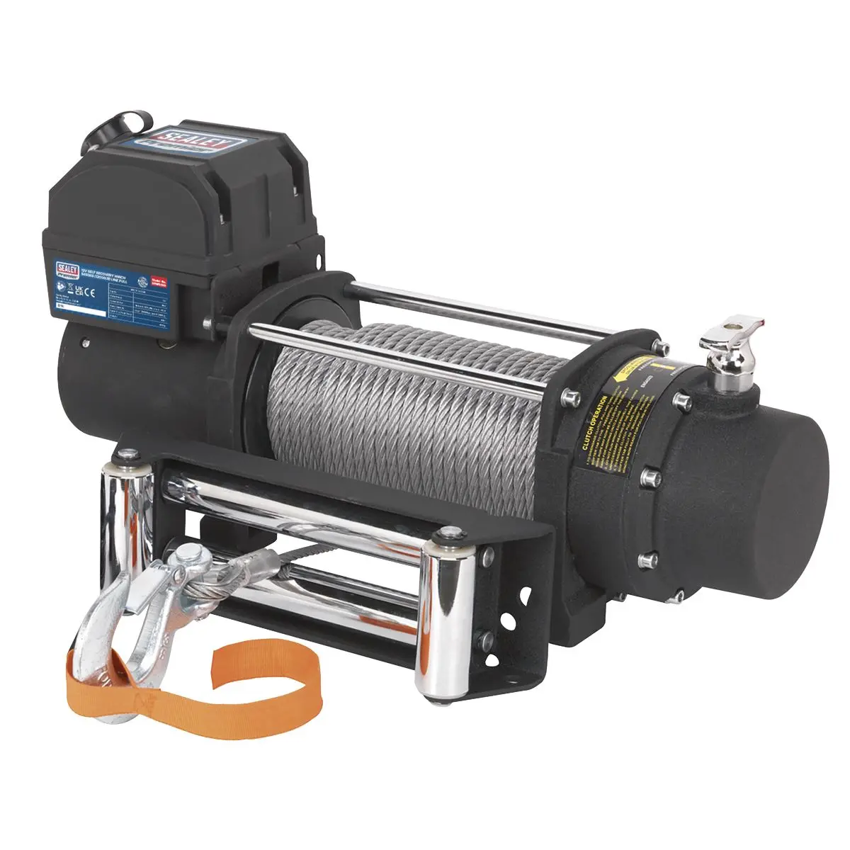 Sealey Premier Self-Recovery Winch 5450kg (12000lb) Line Pull 12V - Image 4