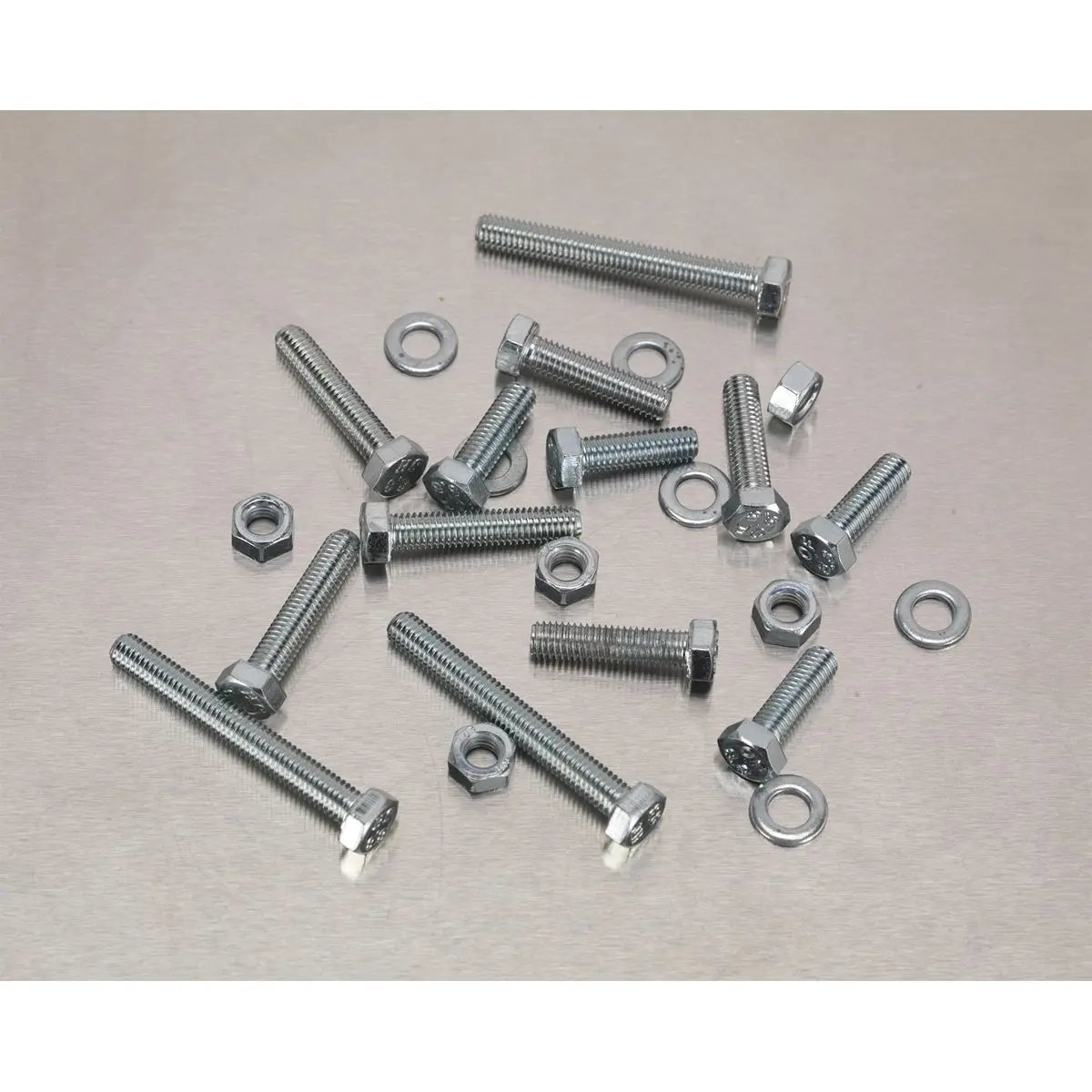 Sealey Setscrew, Nut & Washer Assortment 444pc High Tensile M5 Metric - Image 7