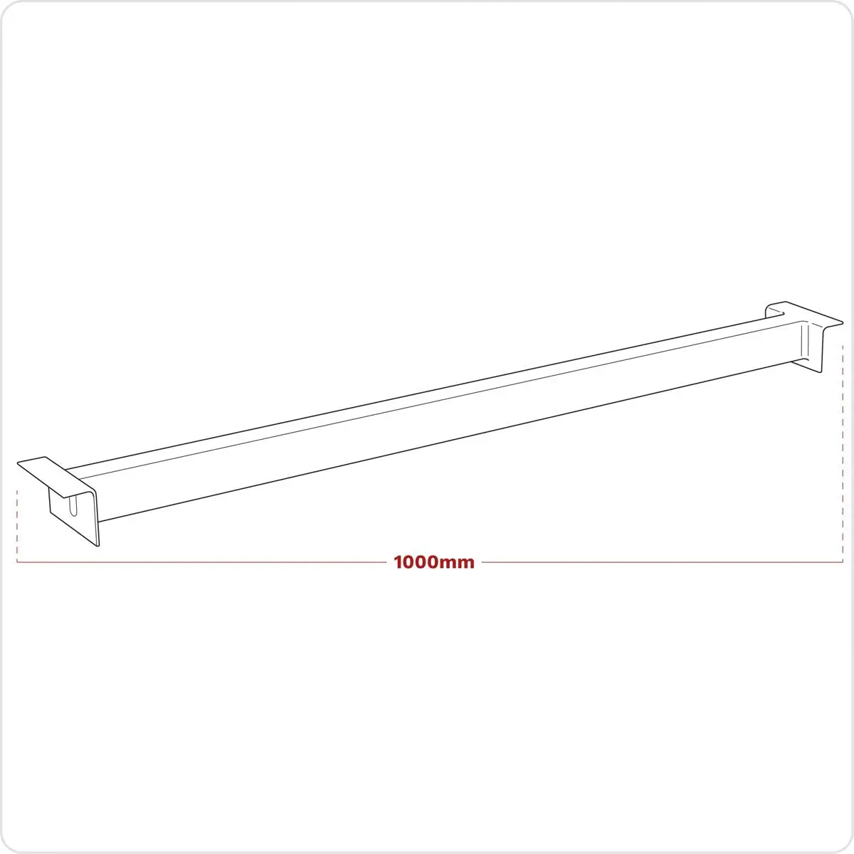 Sealey Shelving Panel Support 1000mm - Image 2