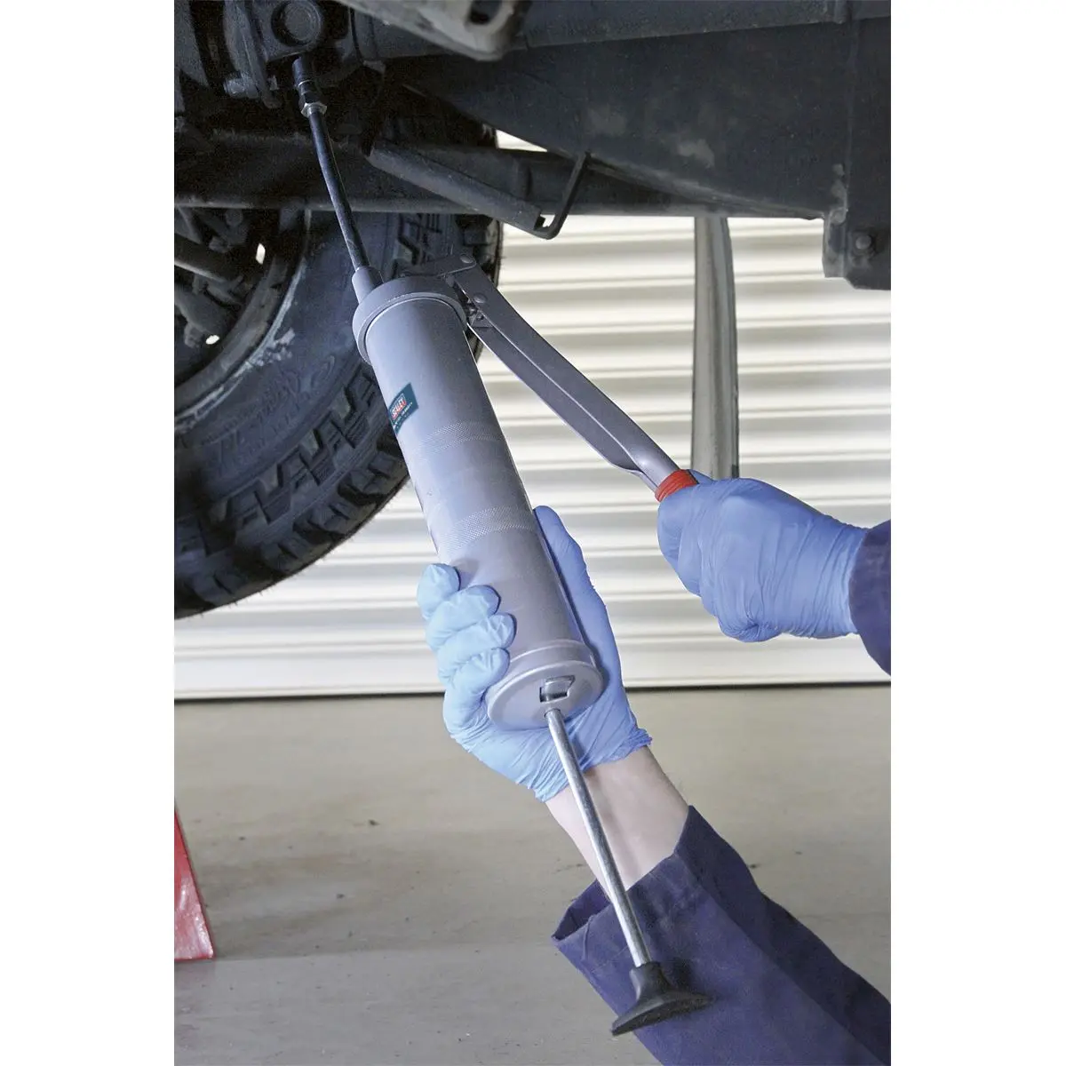 Sealey Side Lever Grease Gun 3-Way Fill - Image 4
