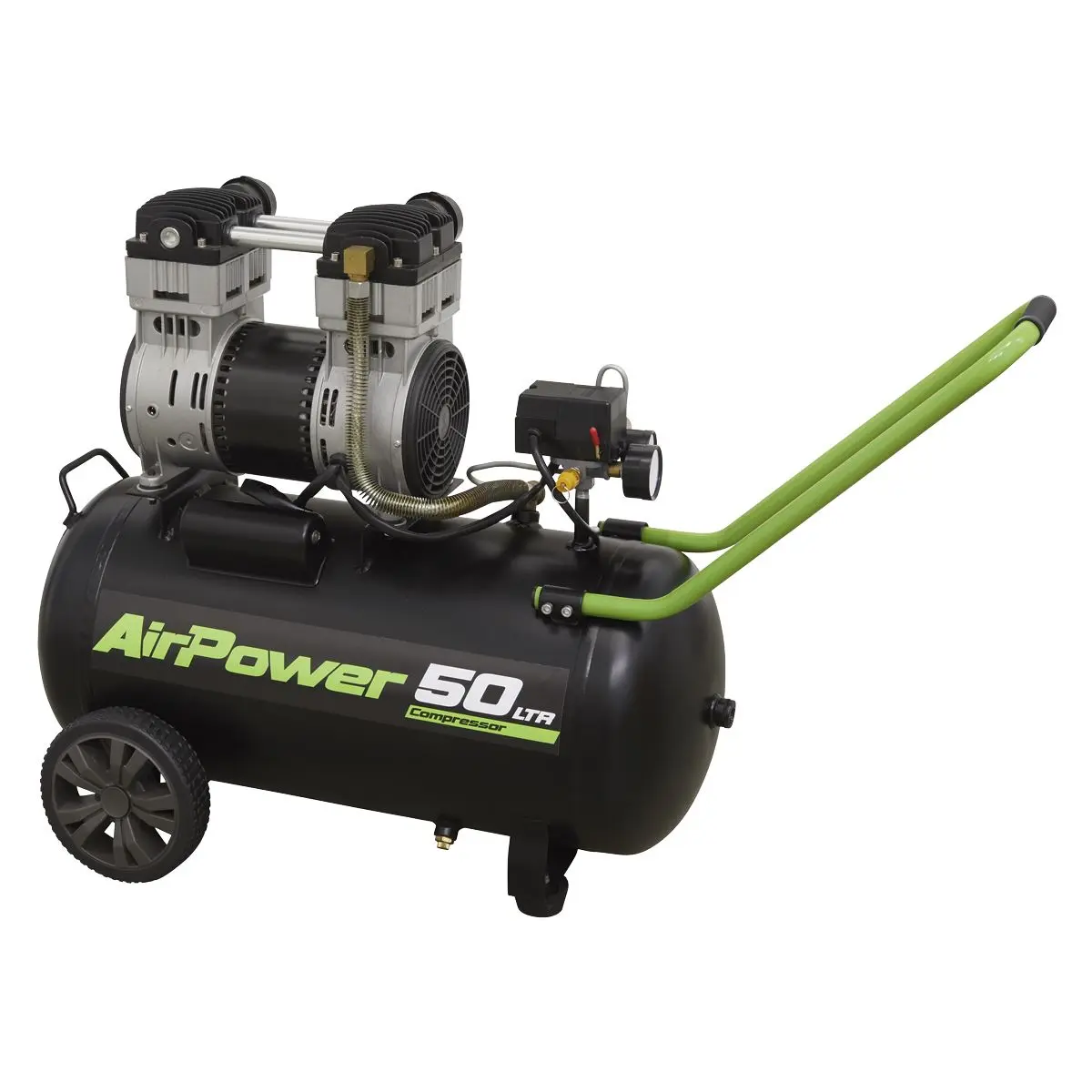 Sealey 50L Low Noise Direct Drive Air Compressor 1.6hp - Image 5