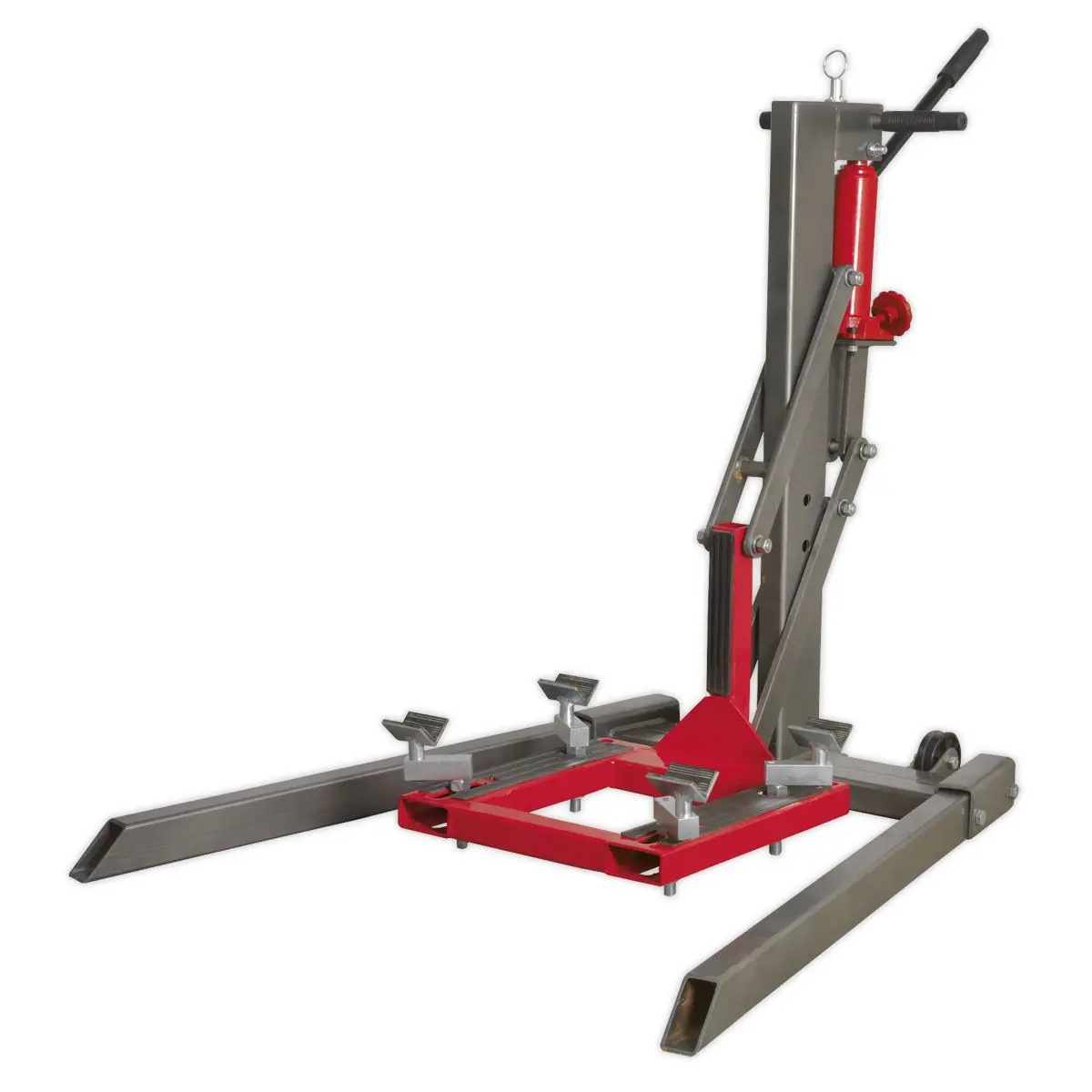 Sealey Single Post Hydraulic Portable Motorcycle Lift 450kg Capacity - Image 8