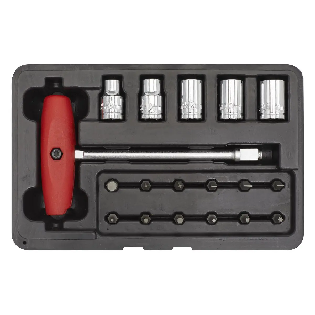 Sealey Socket and JIS Bit Set 18pc - Image 7