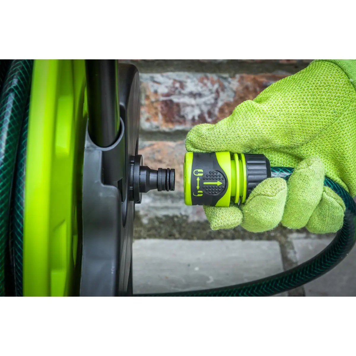 Sealey Soft Touch Hose Connector With Water Stop & Lock 1/2"-5/8 - Image 9