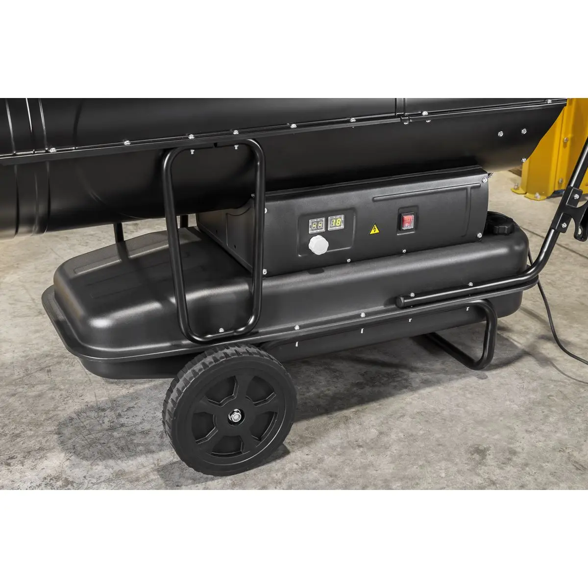 Sealey Space Warmer® Indirect Kerosene/Diesel Heater with Wheels 170,000Btu/hr - Image 3