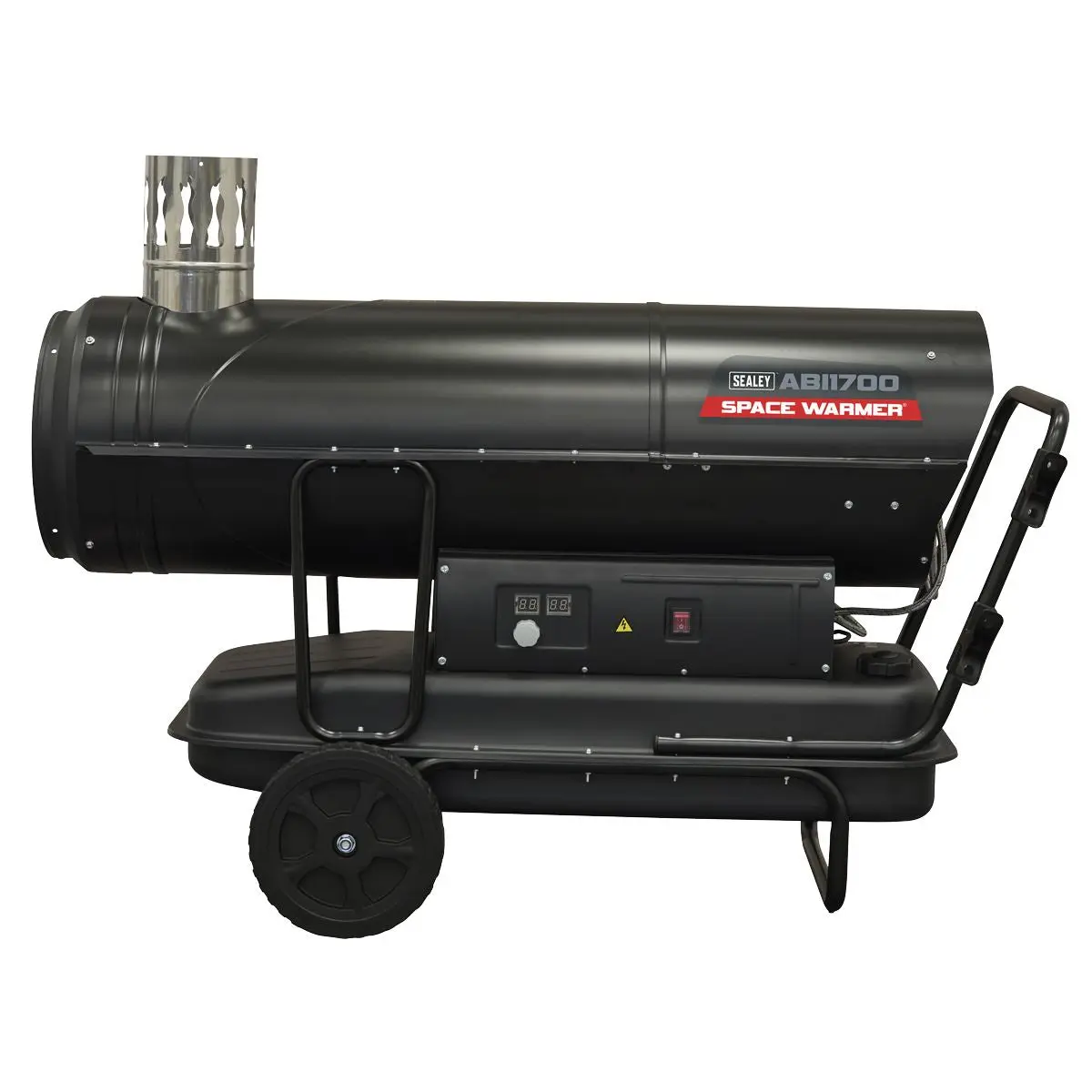 Sealey Space Warmer® Indirect Kerosene/Diesel Heater with Wheels 170,000Btu/hr - Image 7