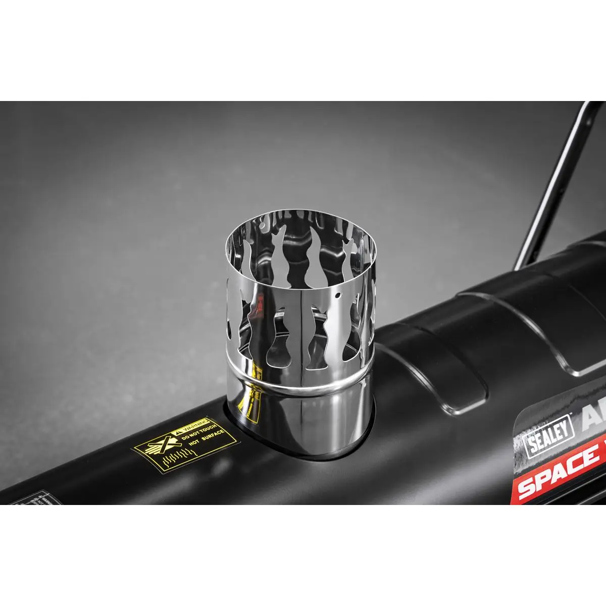 Sealey Space Warmer® Indirect Kerosene/Diesel Heater with Wheels 68,000Btu/hr - Image 13