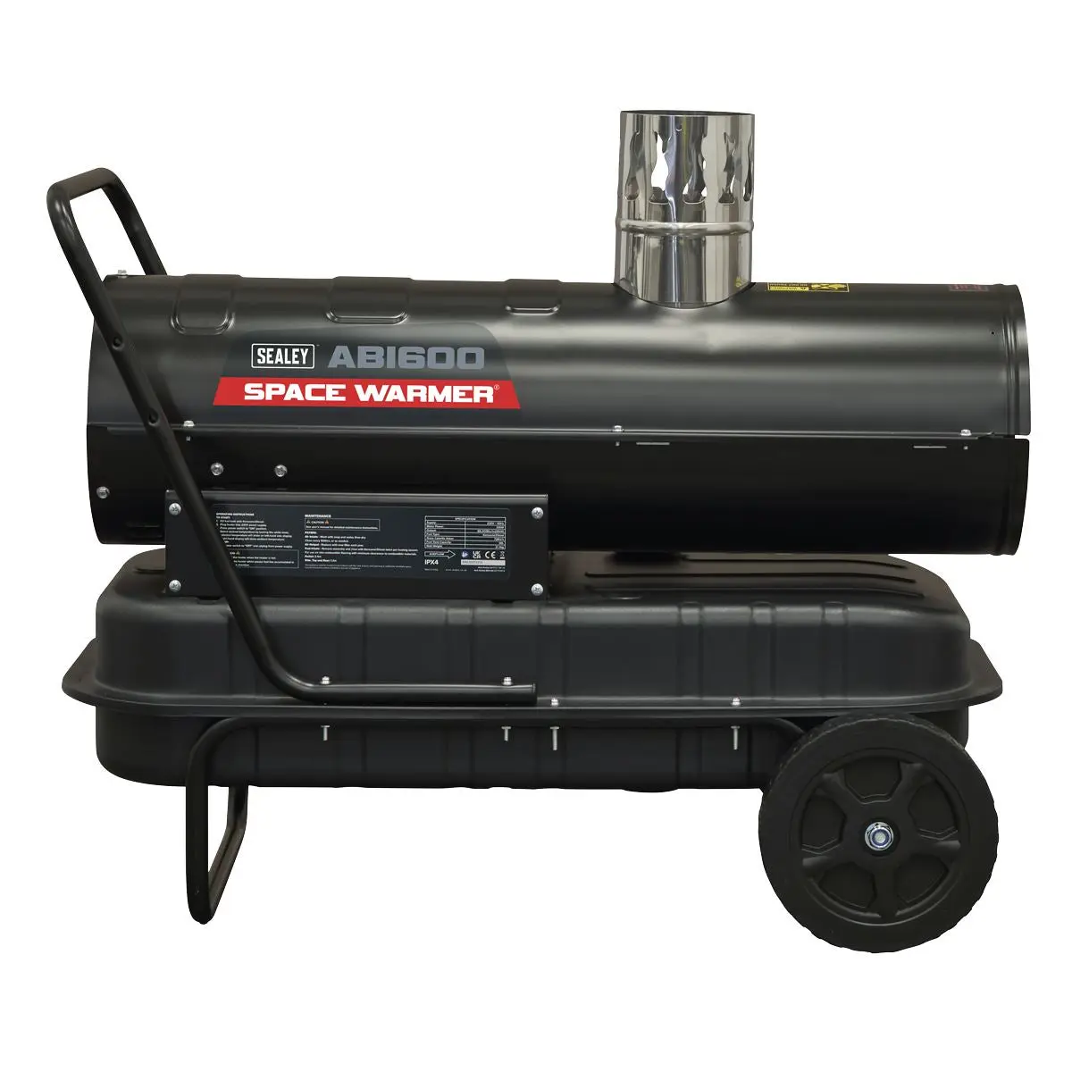 Sealey Space Warmer® Indirect Kerosene/Diesel Heater with Wheels 68,000Btu/hr - Image 8