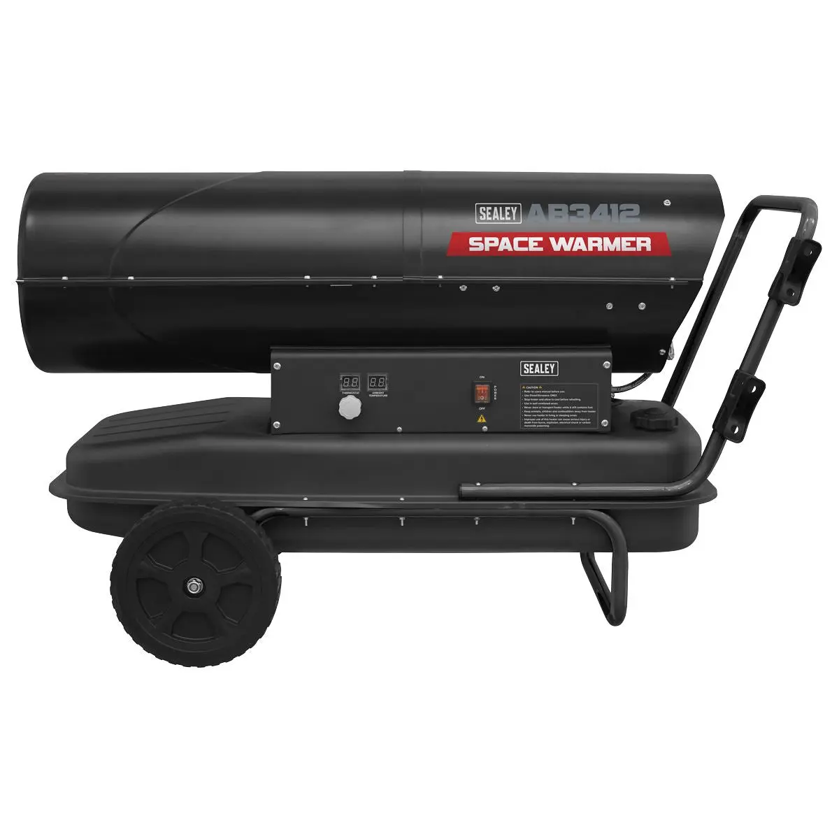 Sealey Space Warmer® Kerosene/Diesel Heater with Wheels 340,000Btu/hr - Image 5