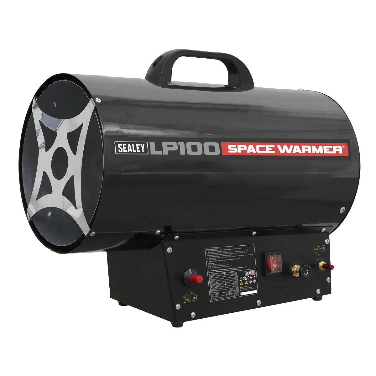 Sealey Space Warmer® Propane Heater 61,000-102,000Btu/hr (18-30kW) - Image 2