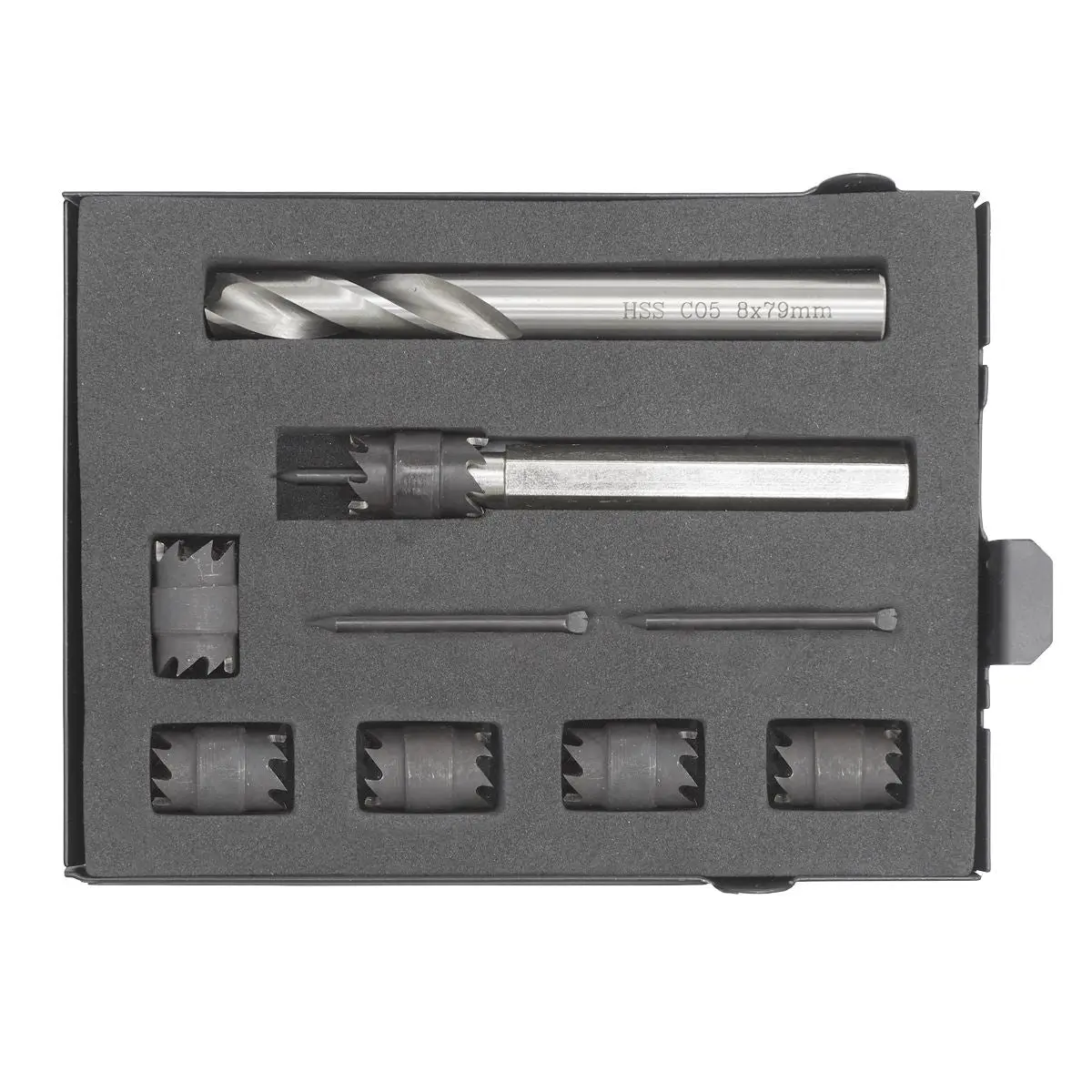 Sealey Spot Weld Cutter & Drill Bit Set 9pc Ø10mm - Image 3