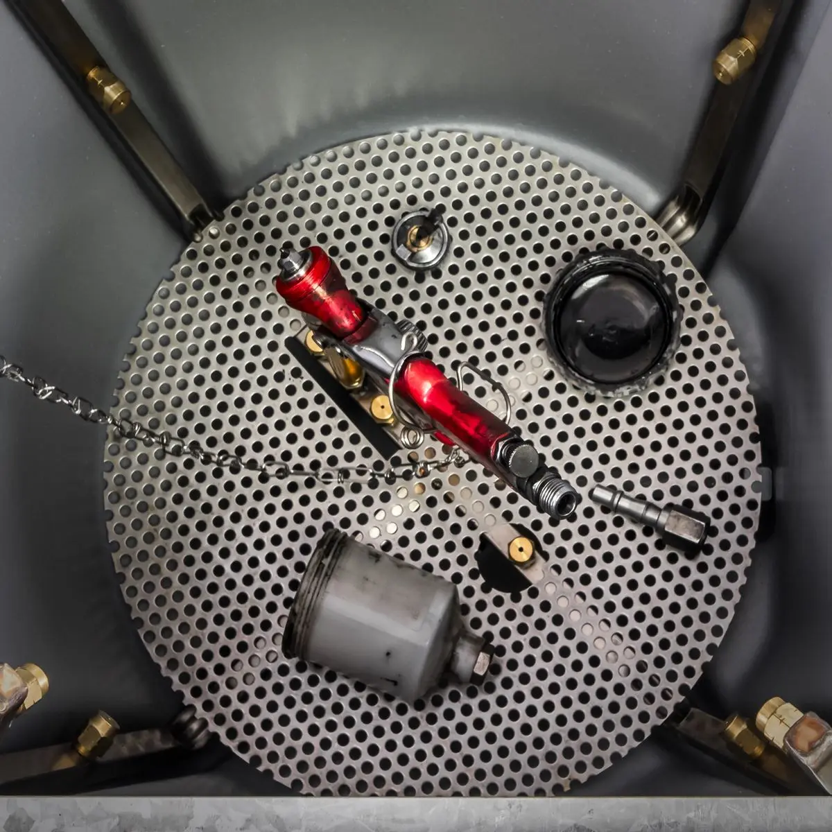 Sealey Spray Gun Cleaning Tank 1 Gun Capacity - Image 10