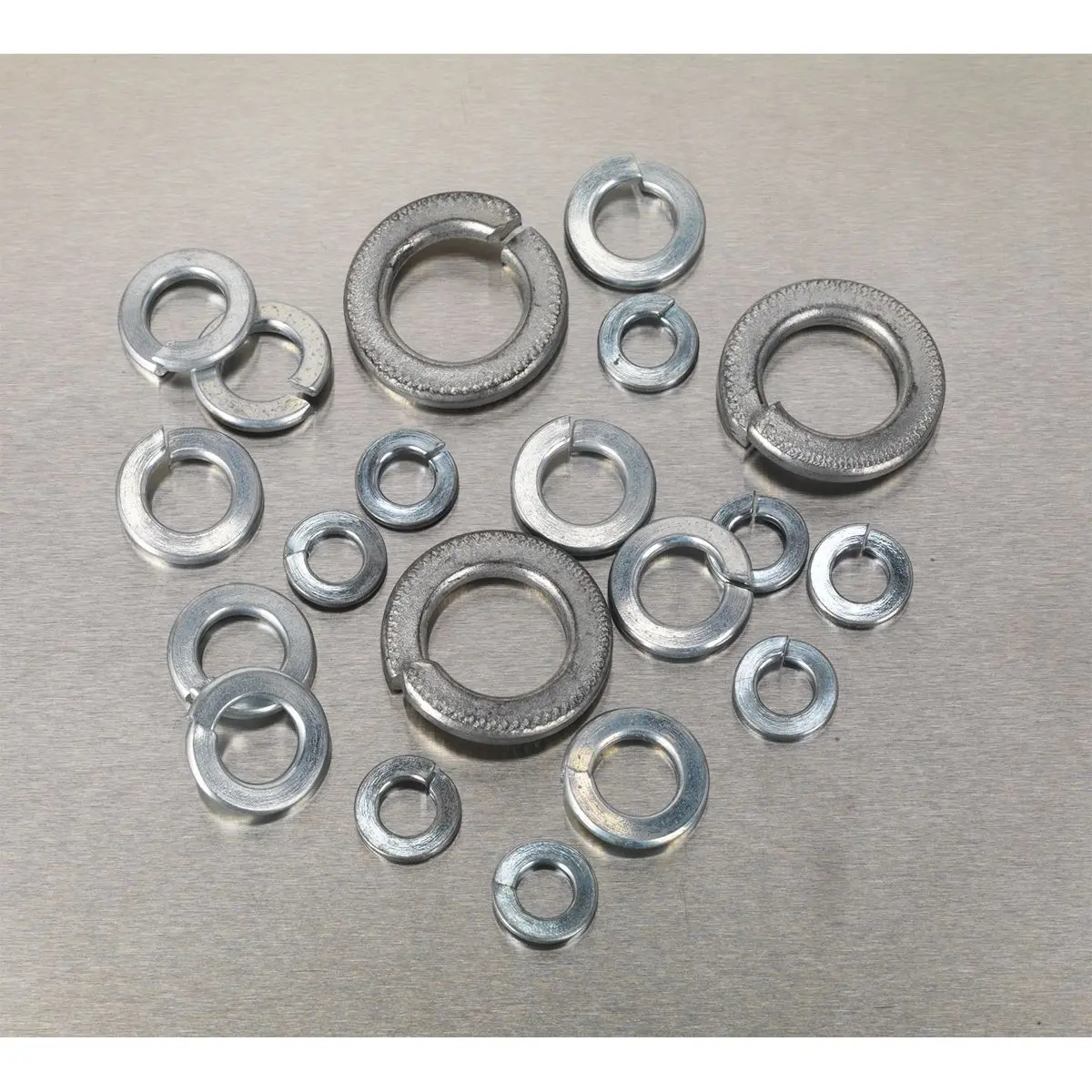 Sealey Spring Washer Assortment 1010pc DIN 127B M6-M16 Metric Zinc - Image 2