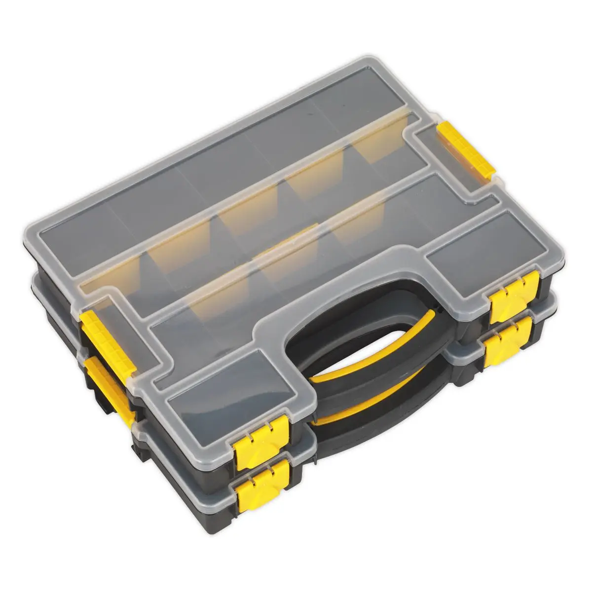Sealey Stackable Parts Storage Case with Removable Compartments Tray Fixings - Image 6