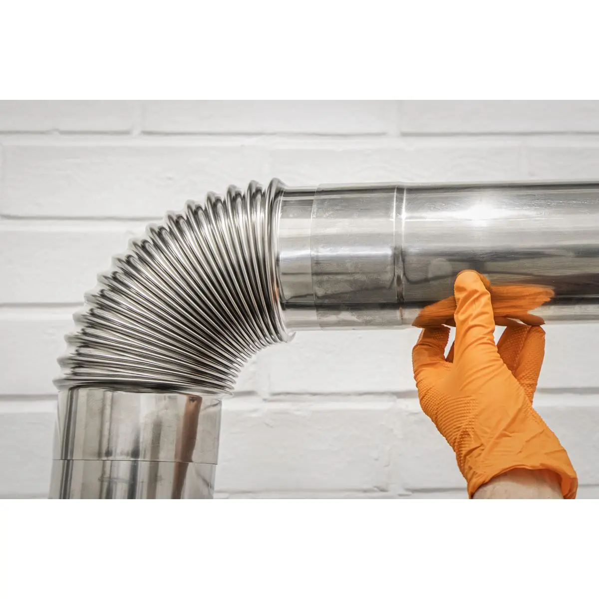 Sealey Stainless Steel Exhaust/Flue End Pipe for IR13/IR16 Ø100mm - 900mm - Image 6