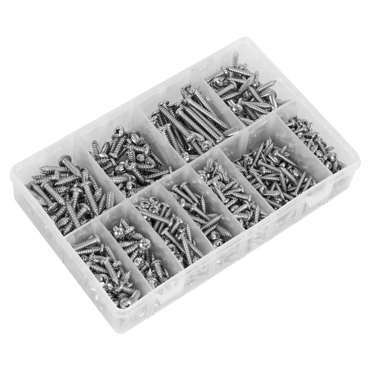 Sealey Stainless Steel Self-Tapping Screw Assortment 700pc - Image 5