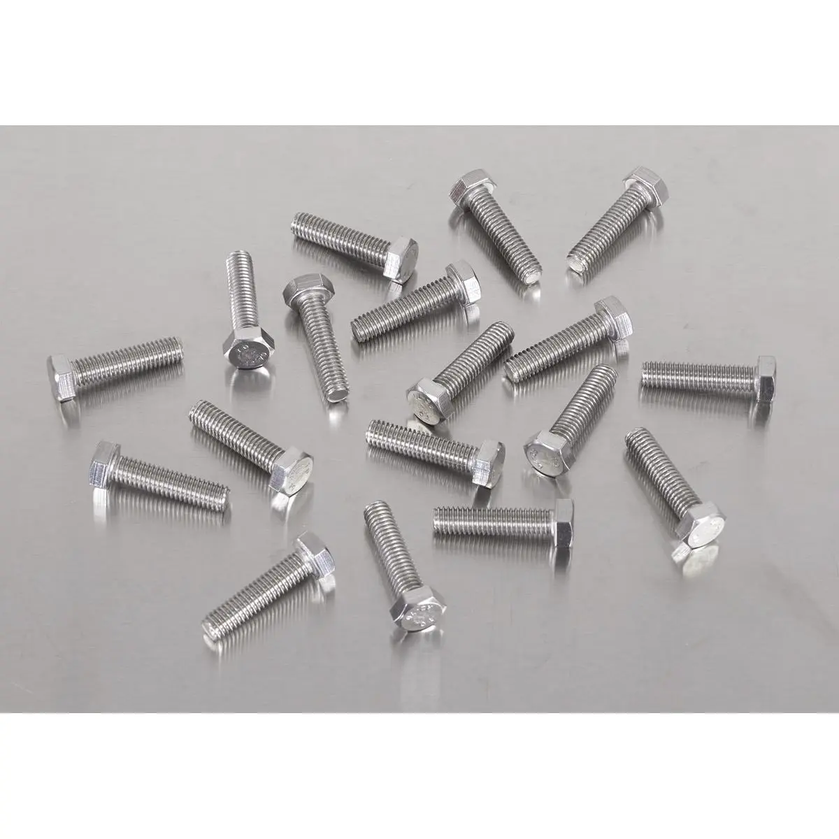 Sealey Stainless Steel Set Screw Din 933 – M6 x 25mm 1.00mm Pitch - Pack of 50 - Image 2
