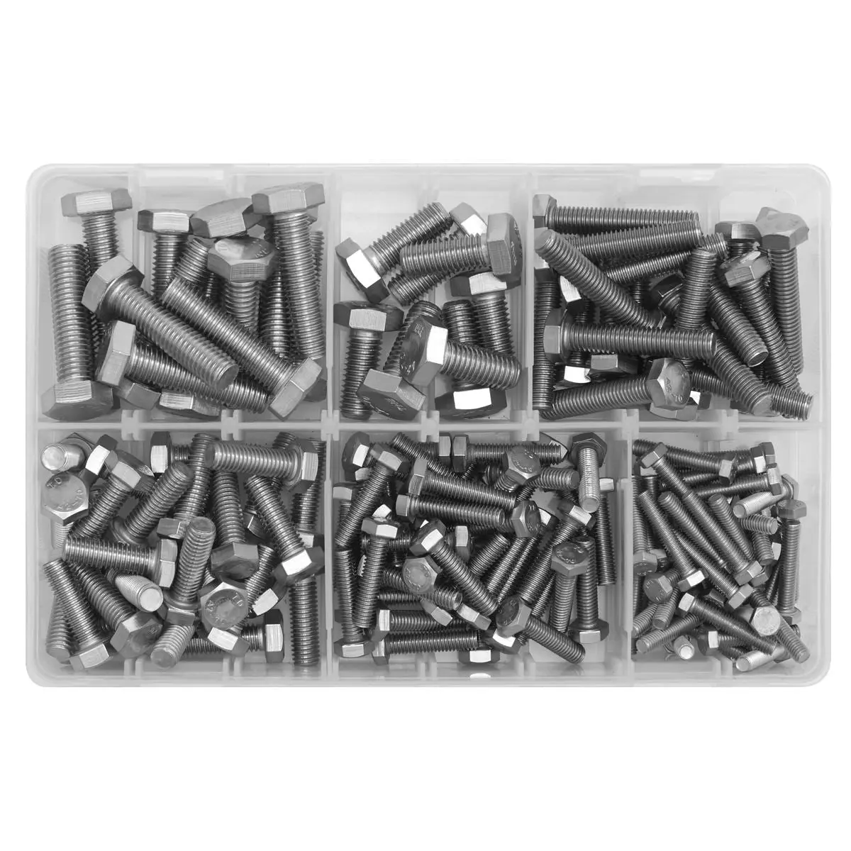 Sealey Stainless Steel Setscrew Assortment 150pc M5-M10 - Image 7