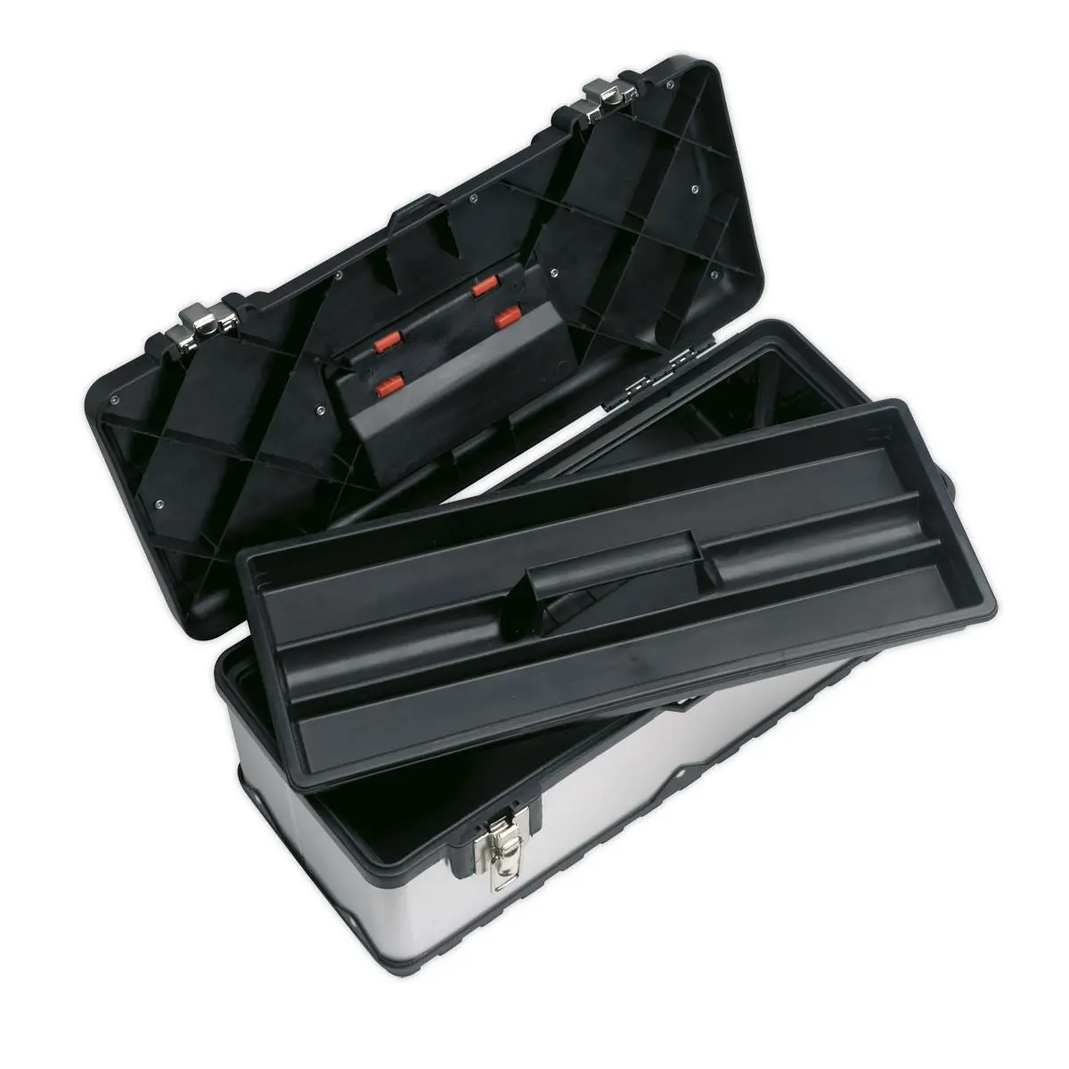 Sealey Stainless Steel Toolbox 505mm with Tote Tray - Image 9