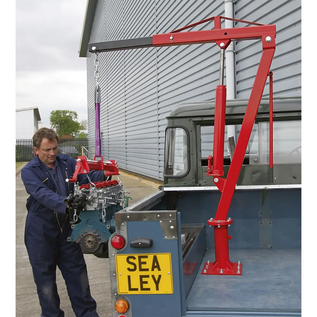 Sealey Static Mounted Crane 750kg - Image 8