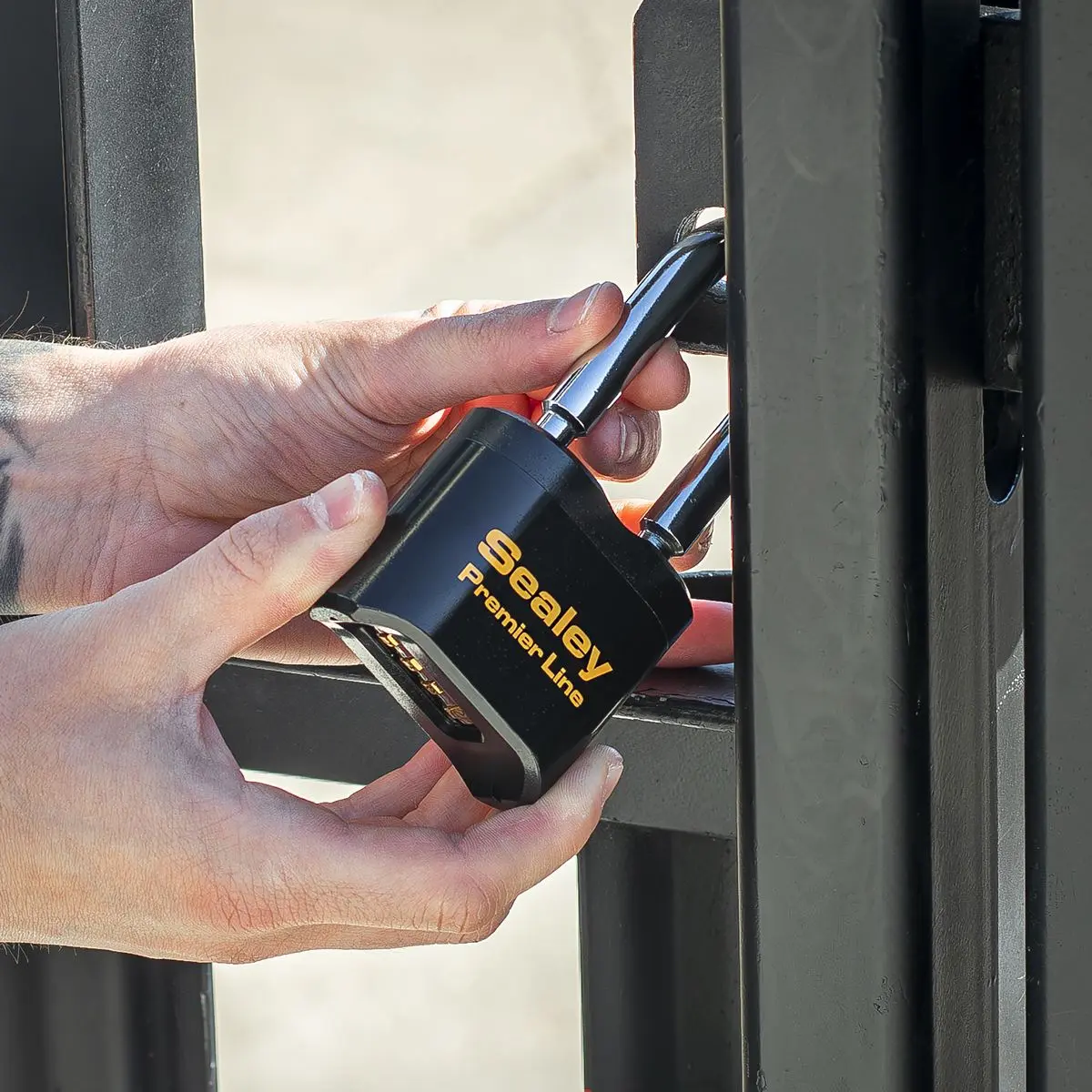 Sealey Premier Steel Body Combination Padlock Long Shackle 62mm - Image 6