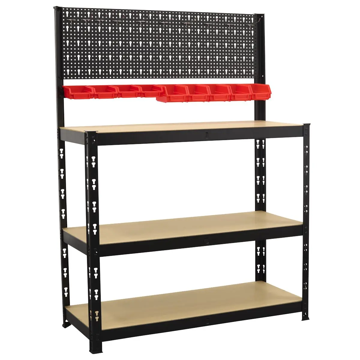 Sealey Steel Workbench with Pegboard 1m
