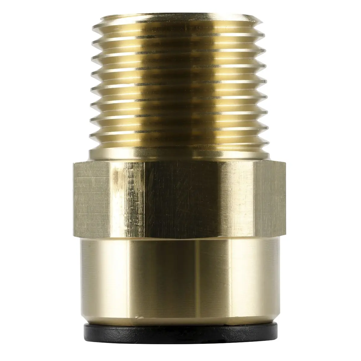 John Guest Straight Adaptor 15mm x 1/2"BSPT Brass (John Guest Speedfit® - MM011504N) - Image 7