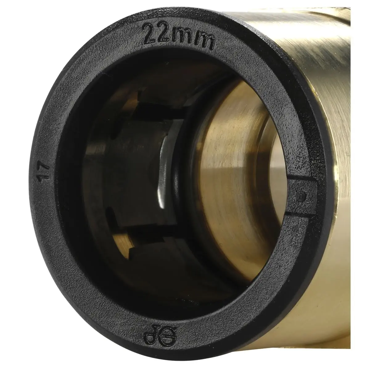John Guest Straight Adaptor 22mm x 3/4"BSPT Brass (John Guest Speedfit® - MM012206N) - Image 3