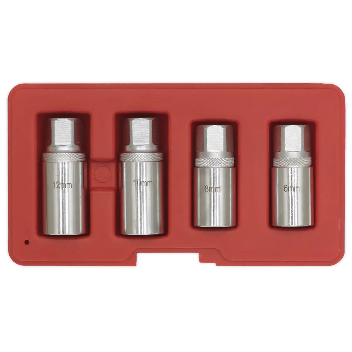 Sealey Stud Extractor Set 4pc 1/2"Sq Drive Metric - Image 2