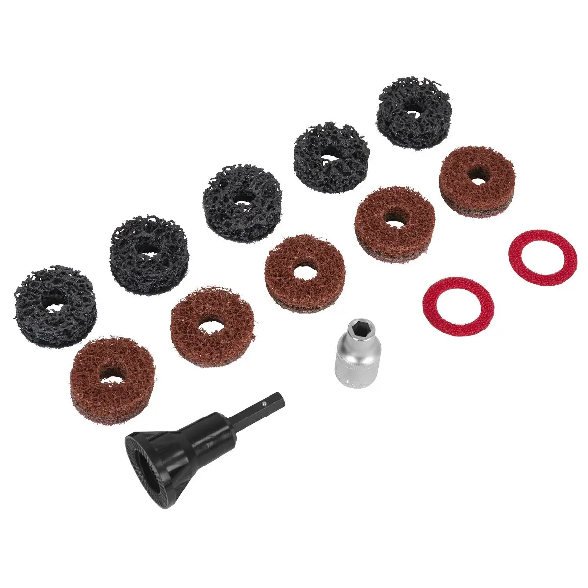Sealey Stud Hub Cleaner 14pc - Image 10