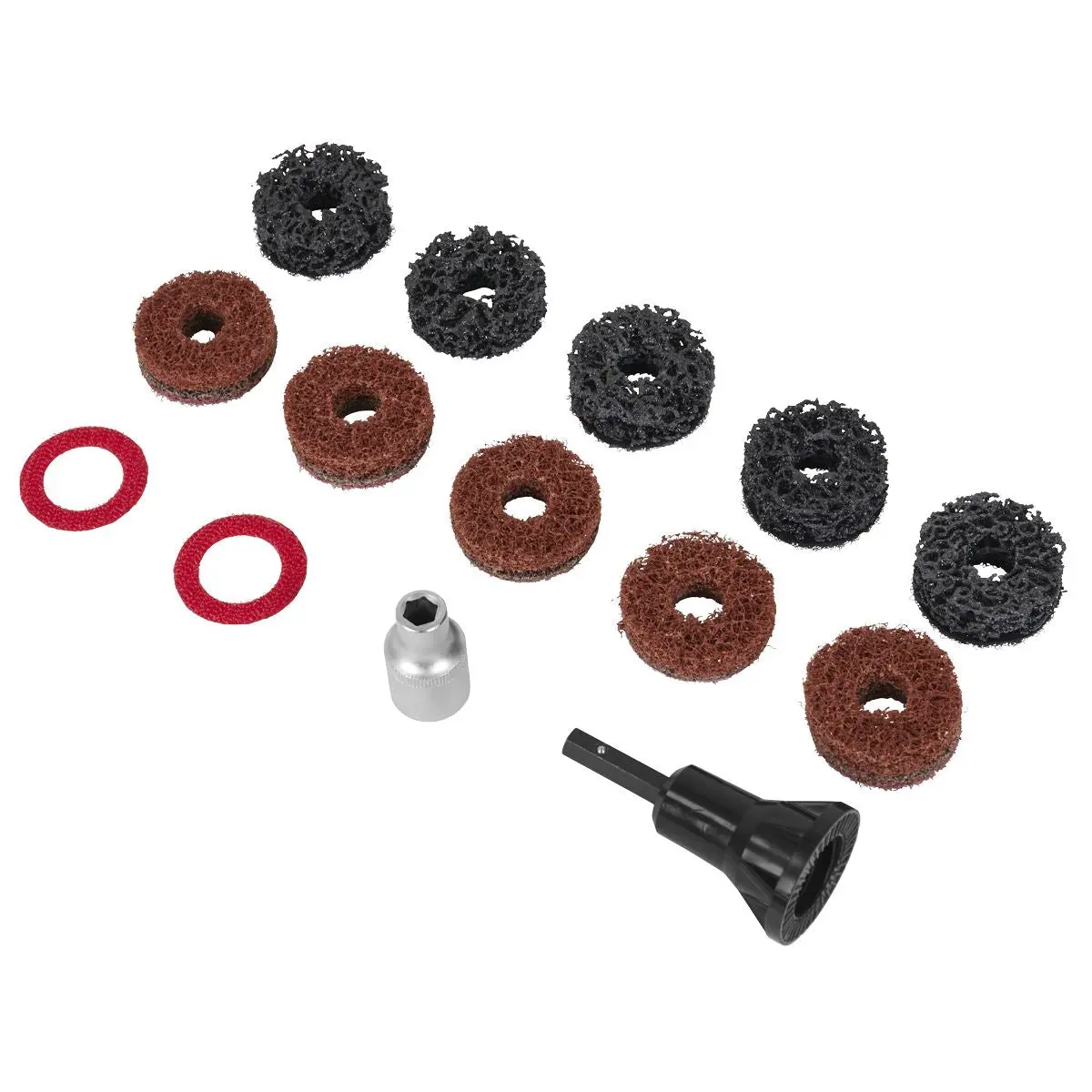 Sealey Stud Hub Cleaner 14pc - Image 11
