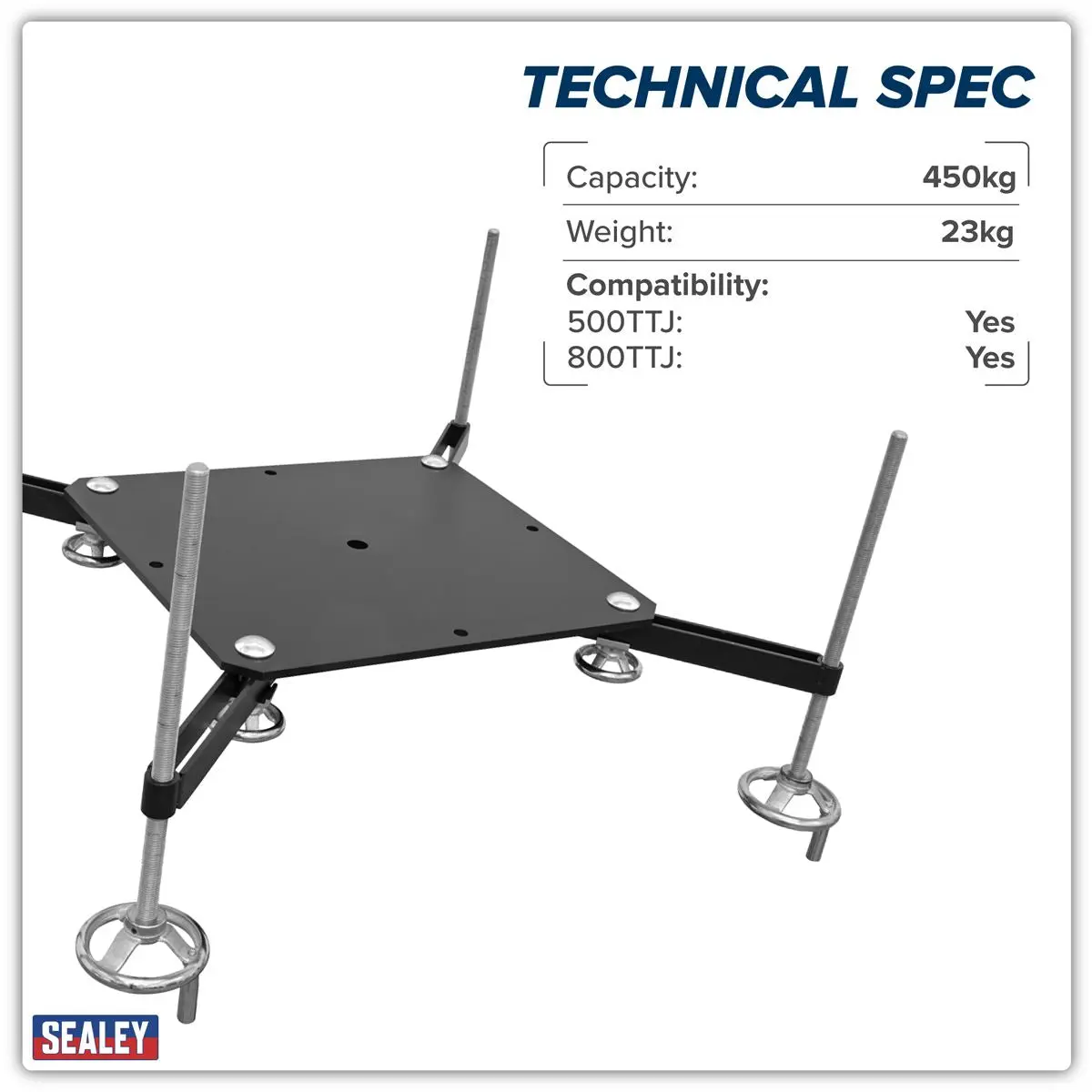 Sealey Subframe/Engine Load Adaptor for TTJ Transmission Jacks - Image 6