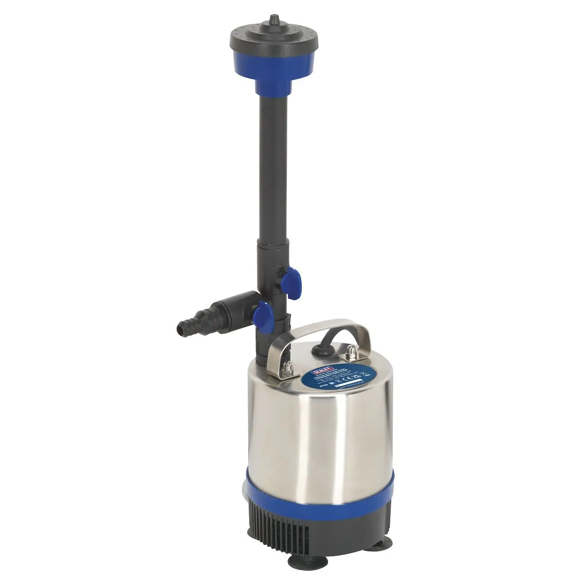 Sealey Submersible Pond Pump Stainless Steel 1750L/hr 230V - Image 3