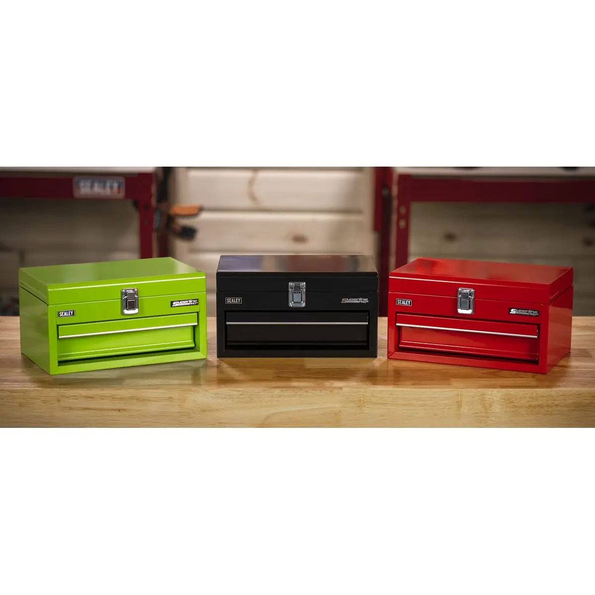 Sealey Superline Pro 1 Drawer Mini Toolbox Green - Image 6
