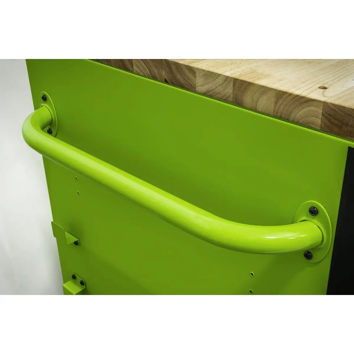 Sealey Superline Pro 15 Drawer 1549mm Mobile Trolley with Wooden Worktop and Hutch and 2 Drawer Riser - Image 4