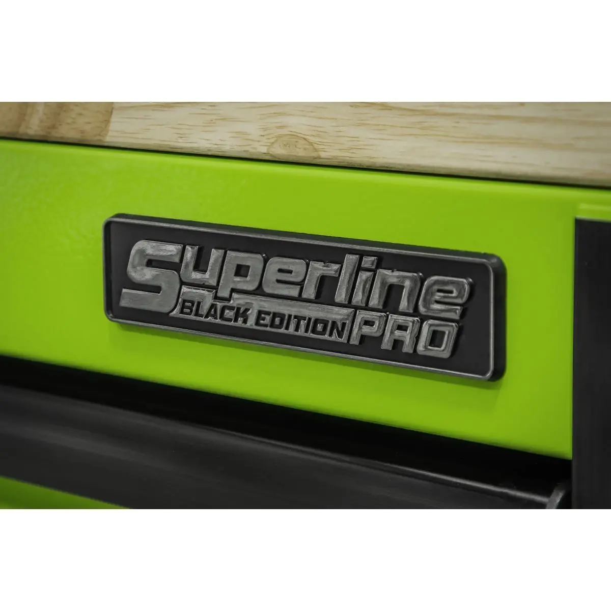 Sealey Superline Pro 15 Drawer 1549mm Mobile Trolley with Wooden Worktop and Hutch and 2 Drawer Riser - Image 7