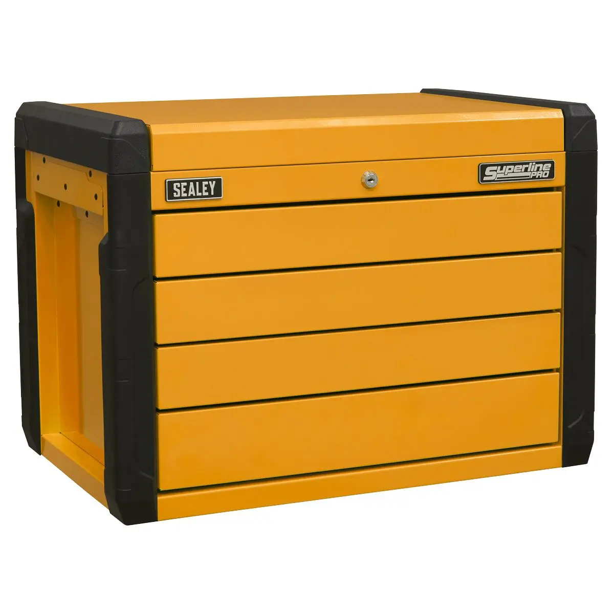 Sealey Superline Pro 4-Drawer Push-to-Open Topchest with Ball-Bearing Slides - Orange - Image 5