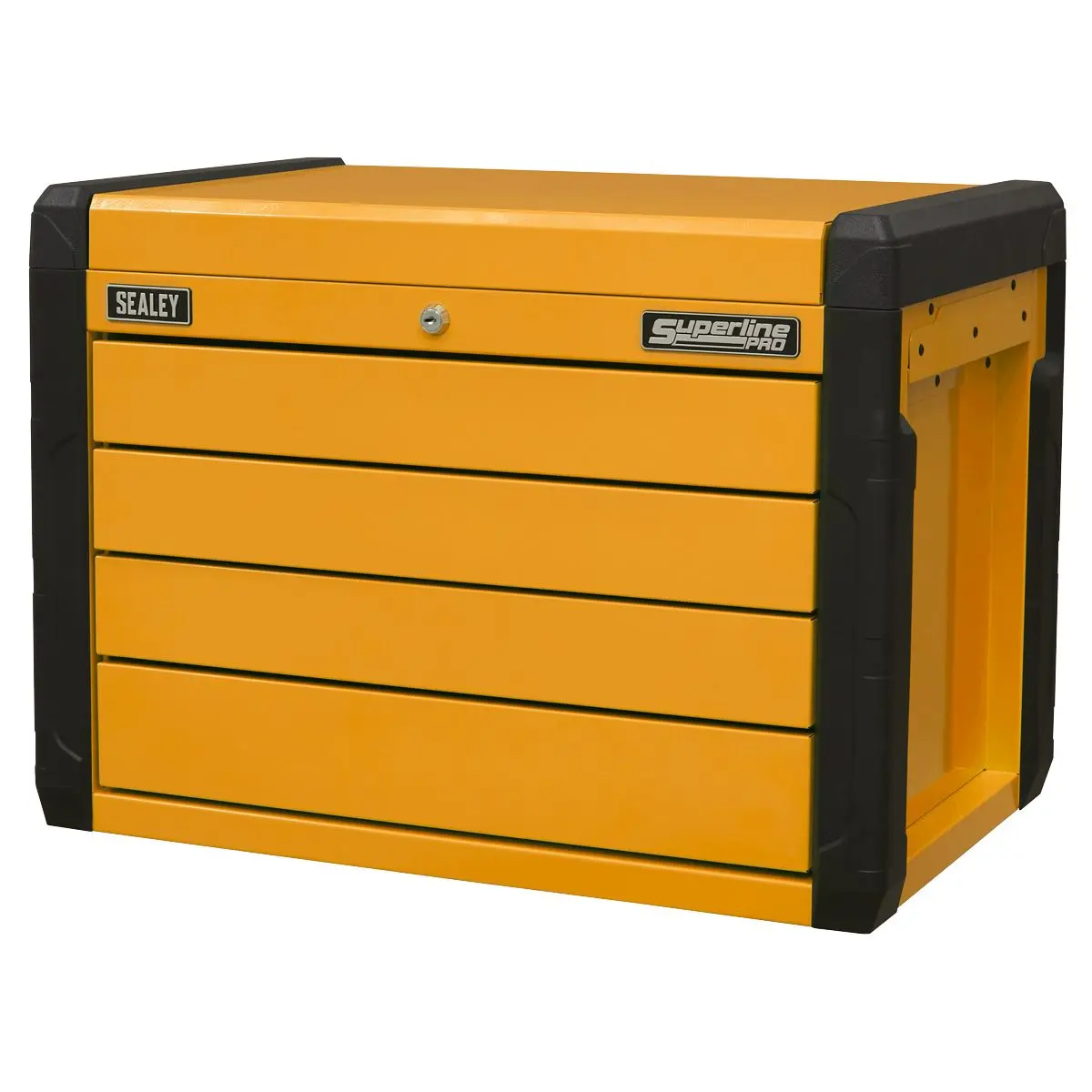 Sealey Superline Pro 4-Drawer Push-to-Open Topchest with Ball-Bearing Slides - Orange - Image 6