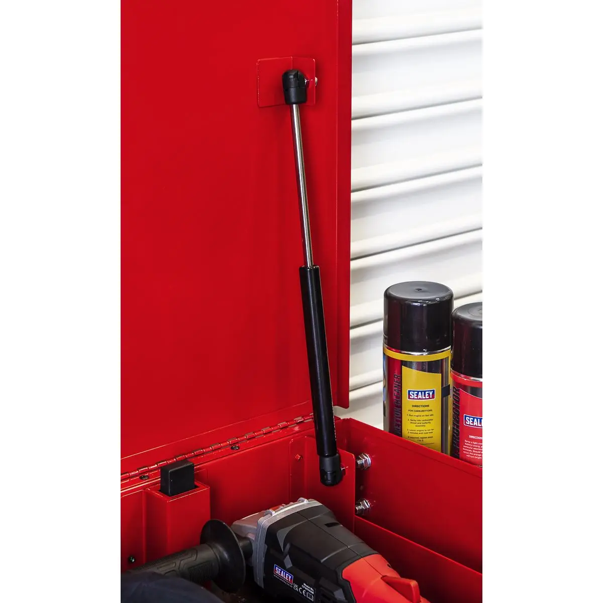 Sealey Superline Pro Heavy-Duty Mobile Tool & Parts Trolley with 5 Drawers & Lockable Top - Image 8