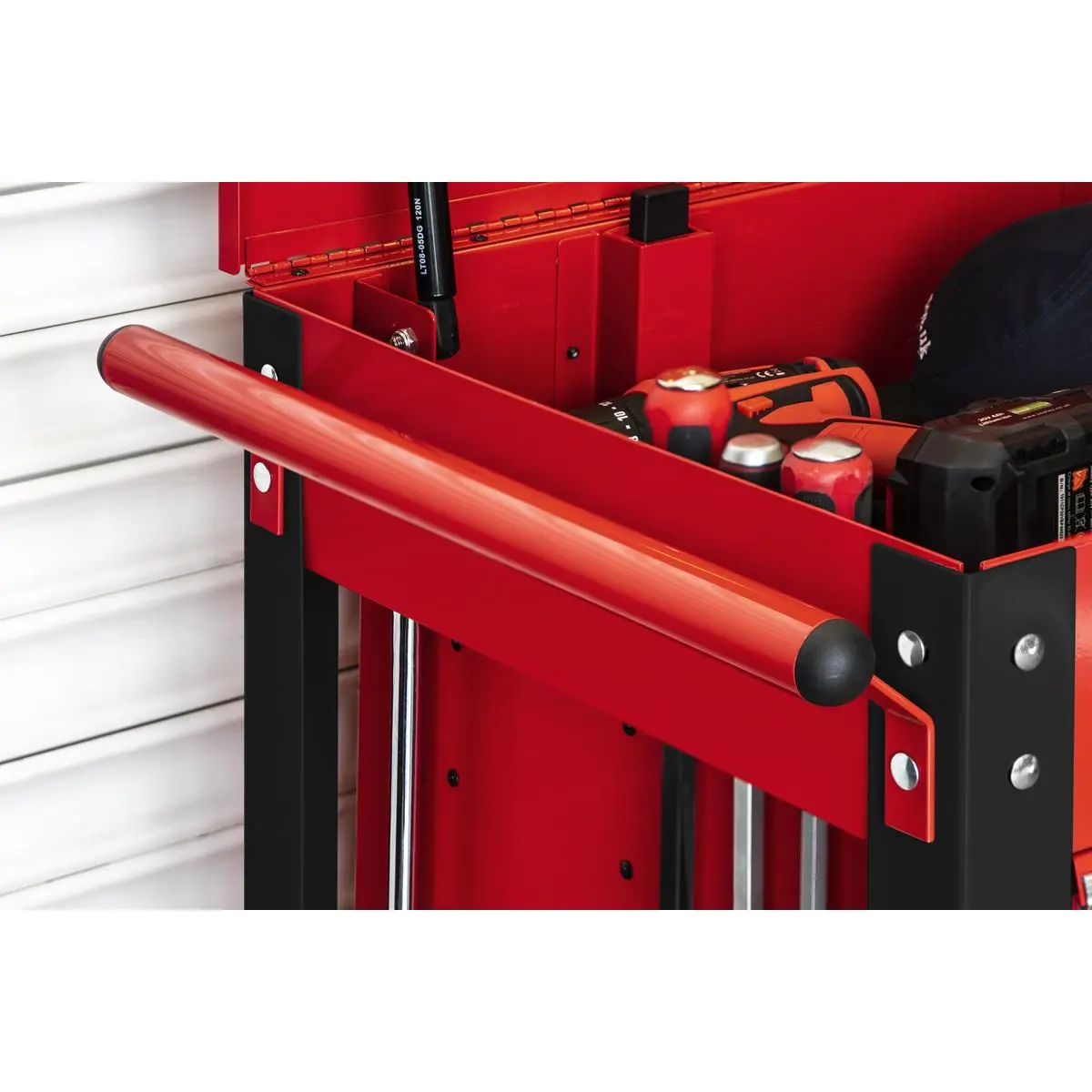 Sealey Superline Pro Heavy-Duty Mobile Tool & Parts Trolley with 5 Drawers & Lockable Top - Image 9