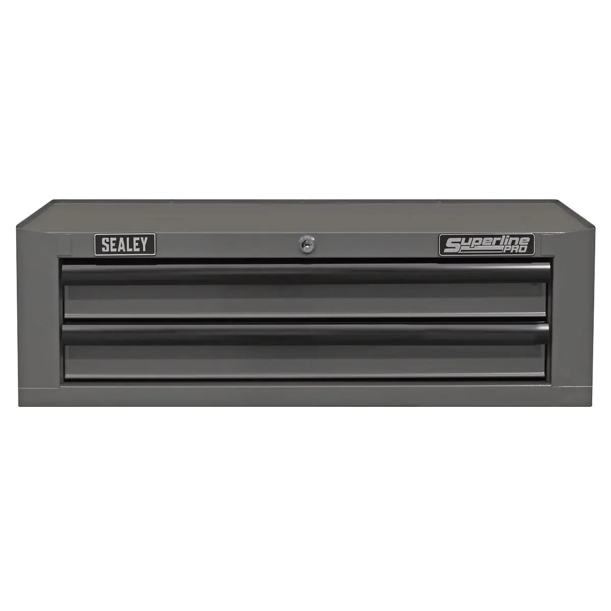 Sealey Superline Pro Mid-Box Tool Chest 2 Drawer with Ball-Bearing Slides - Grey/Black - Image 3