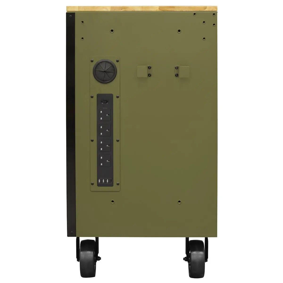 Sealey Superline PRO® Mobile Trolley with Wooden Worktop & Power Bar 10 Drawer 1320mm - Image 12