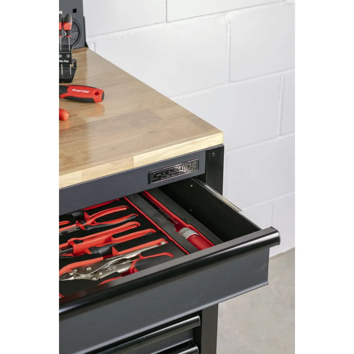 Sealey Superline Pro Mobile Workstation 10 Drawer - Image 7